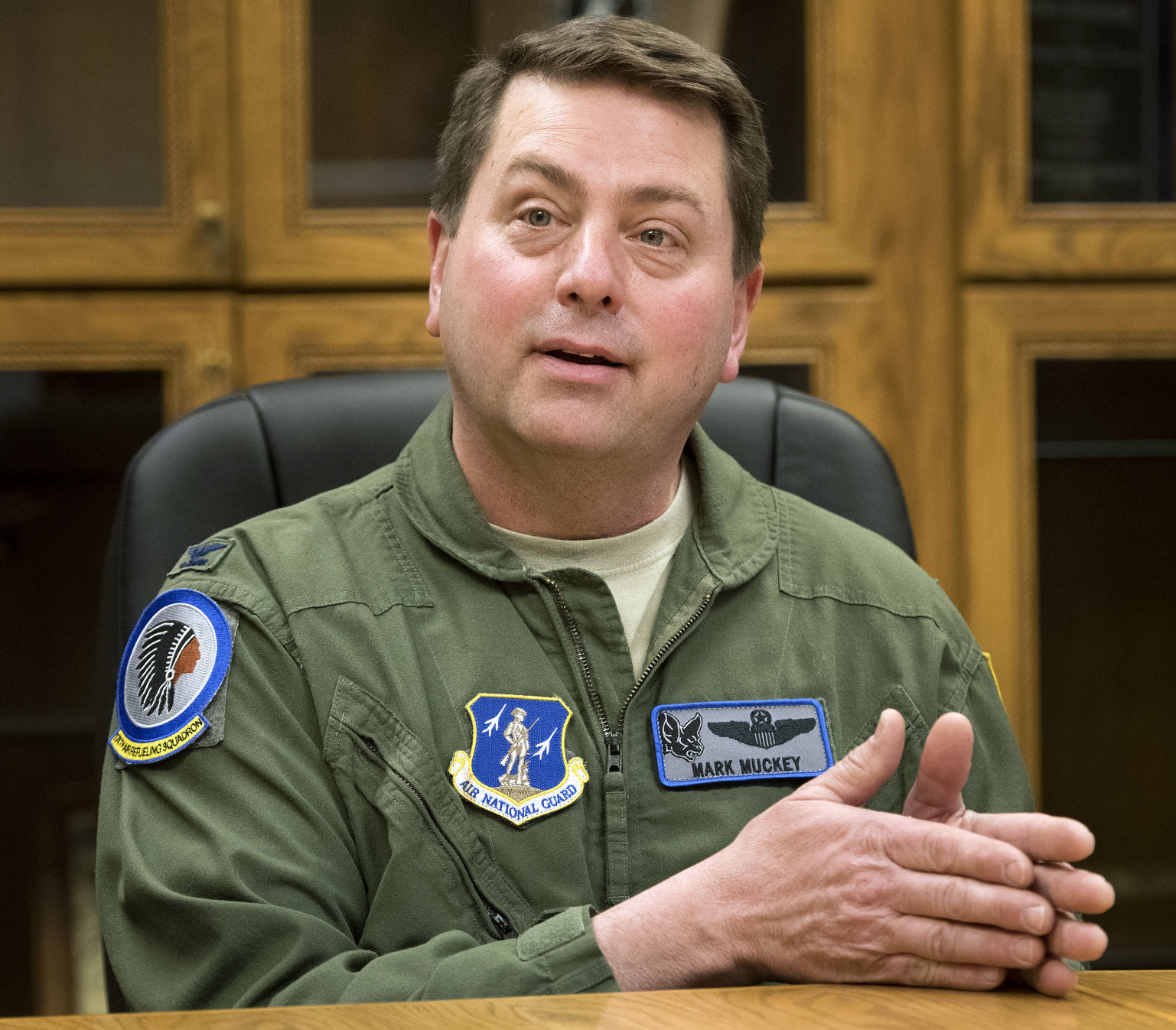 185th Commander Col. Mark Muckey